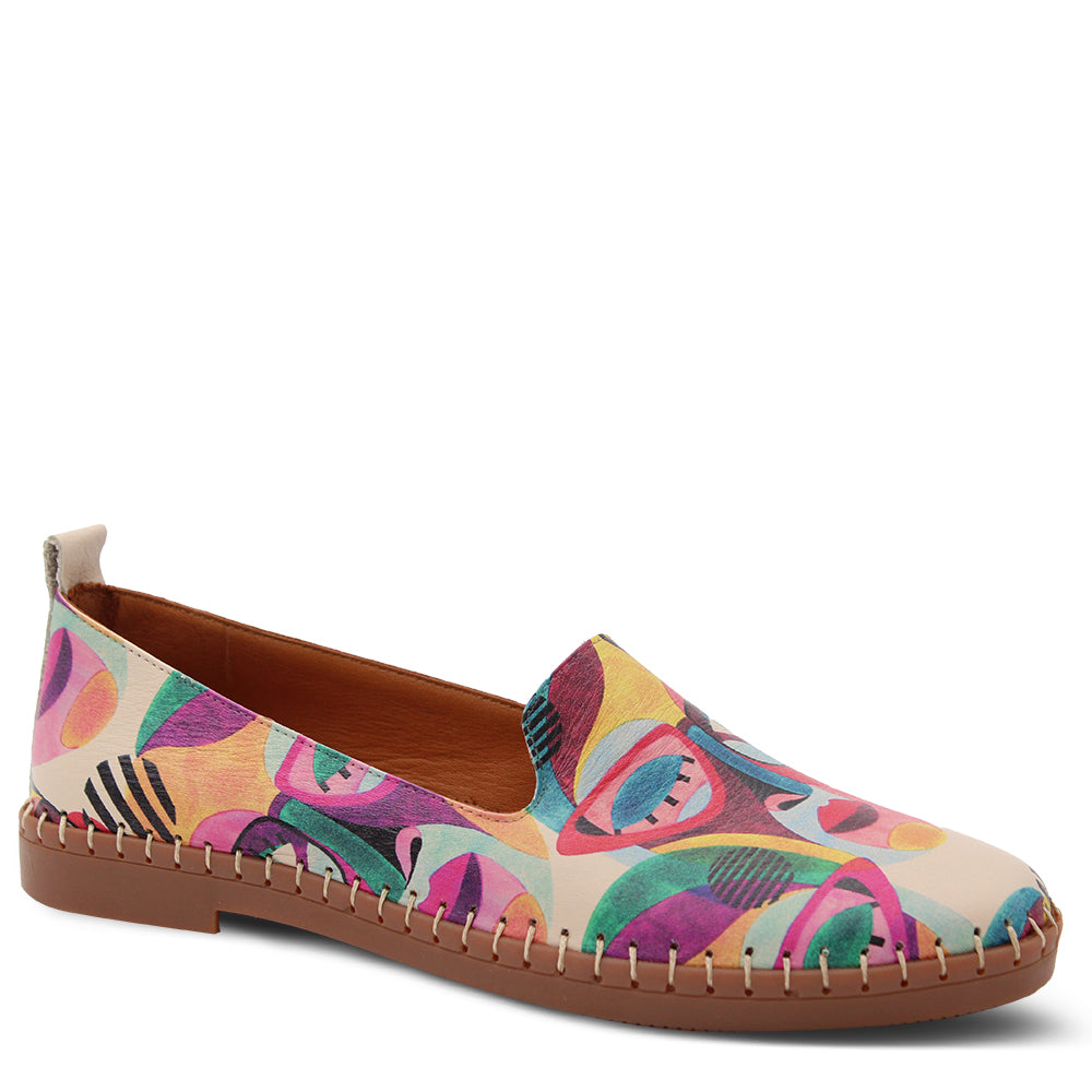 Sala Airlie Women's Slip On Court Shoes Bold & Unique Footwear Manning Shoes