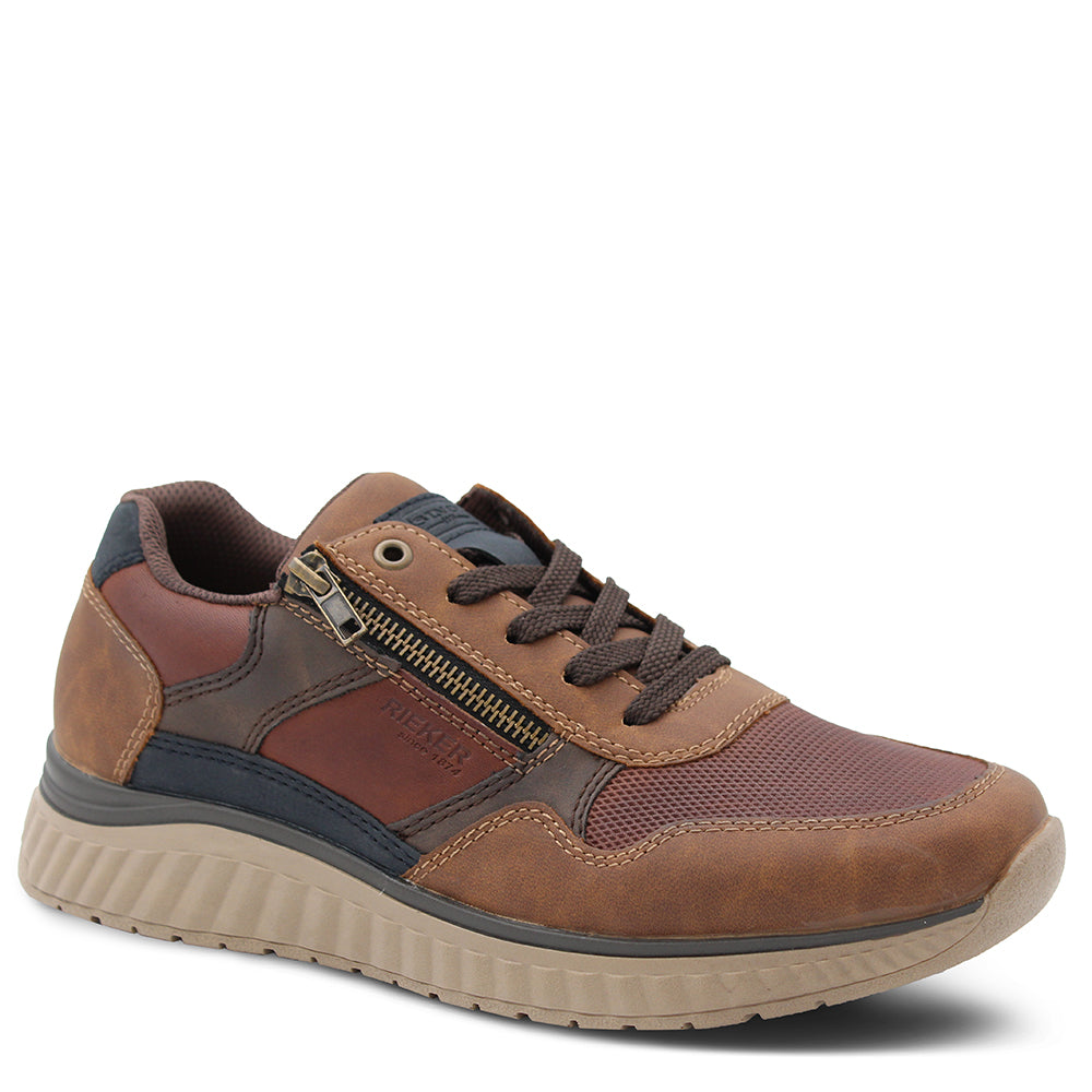 Rieker B0601 Mens Casual Sneakers Brown