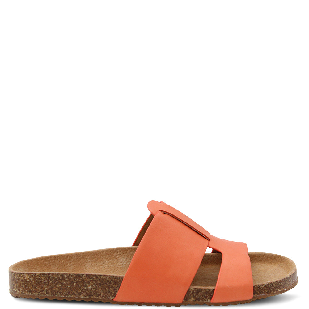 Walnut Melbourne Bay Women's Flat Slides Summer Footwear Australia