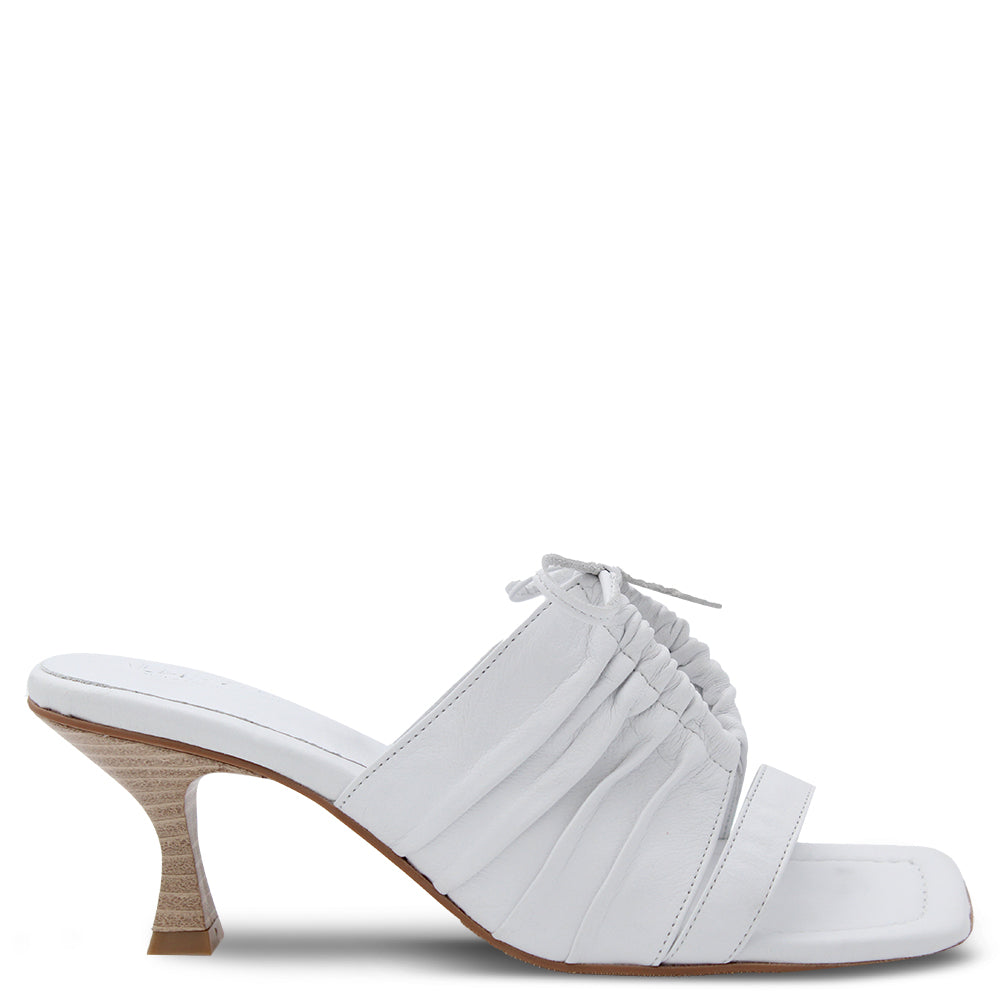 Alfie & Evie Deakin Womens Heel Slides White