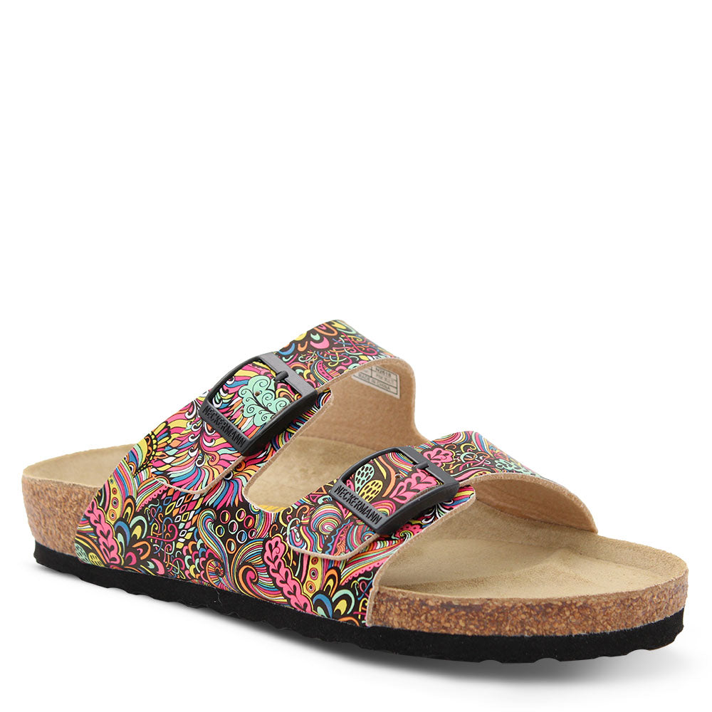 Neckerman N2618 Double Bar Unisex Slide Pink Multi