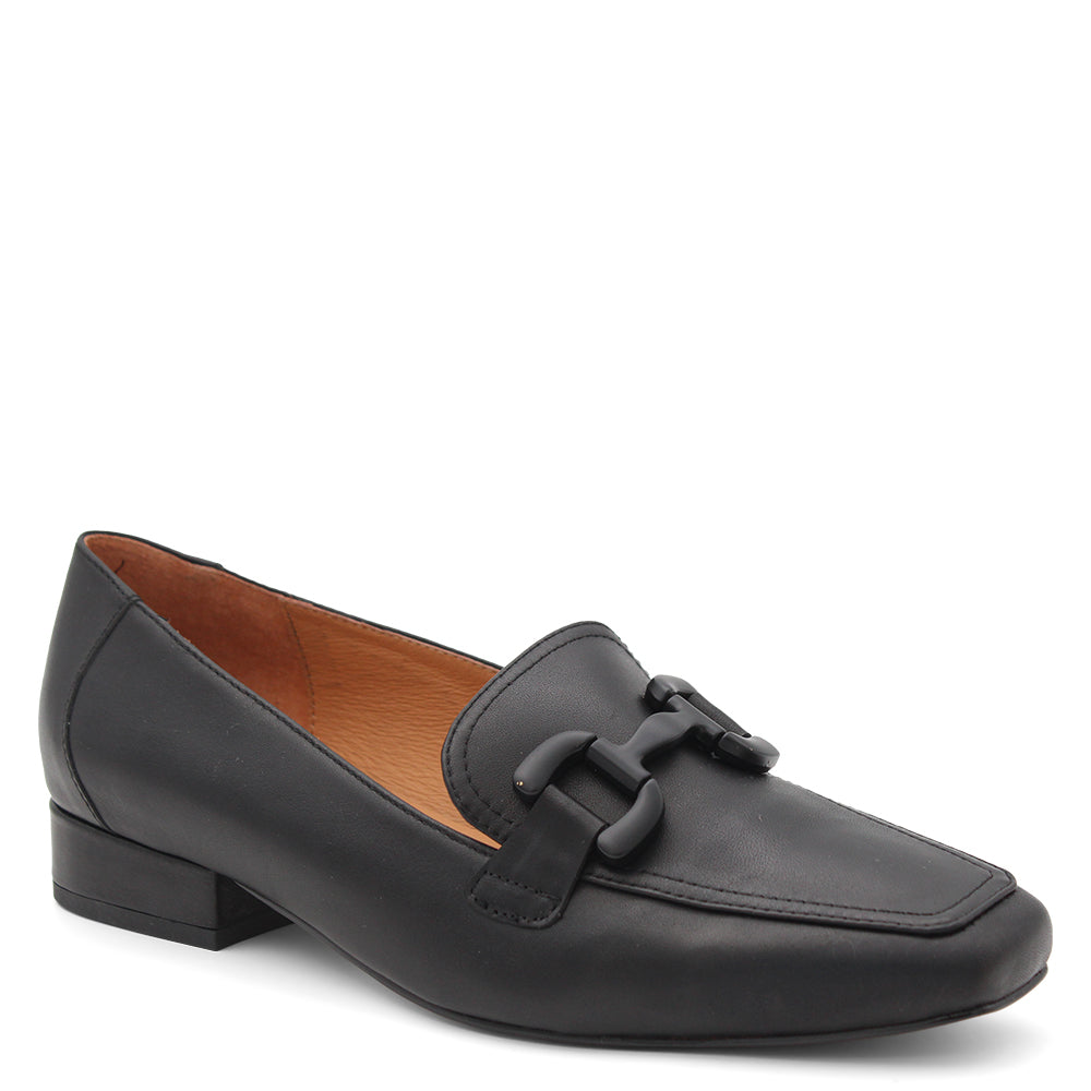 Bresley Remonde Womens Flat Court Shoe Black