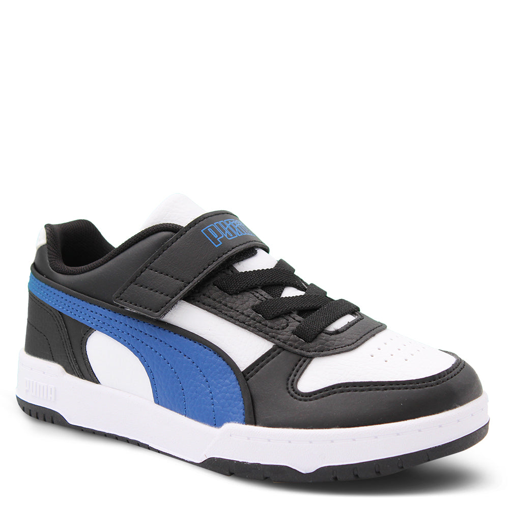 Puma RBD Game PS Kids Runners White Blue