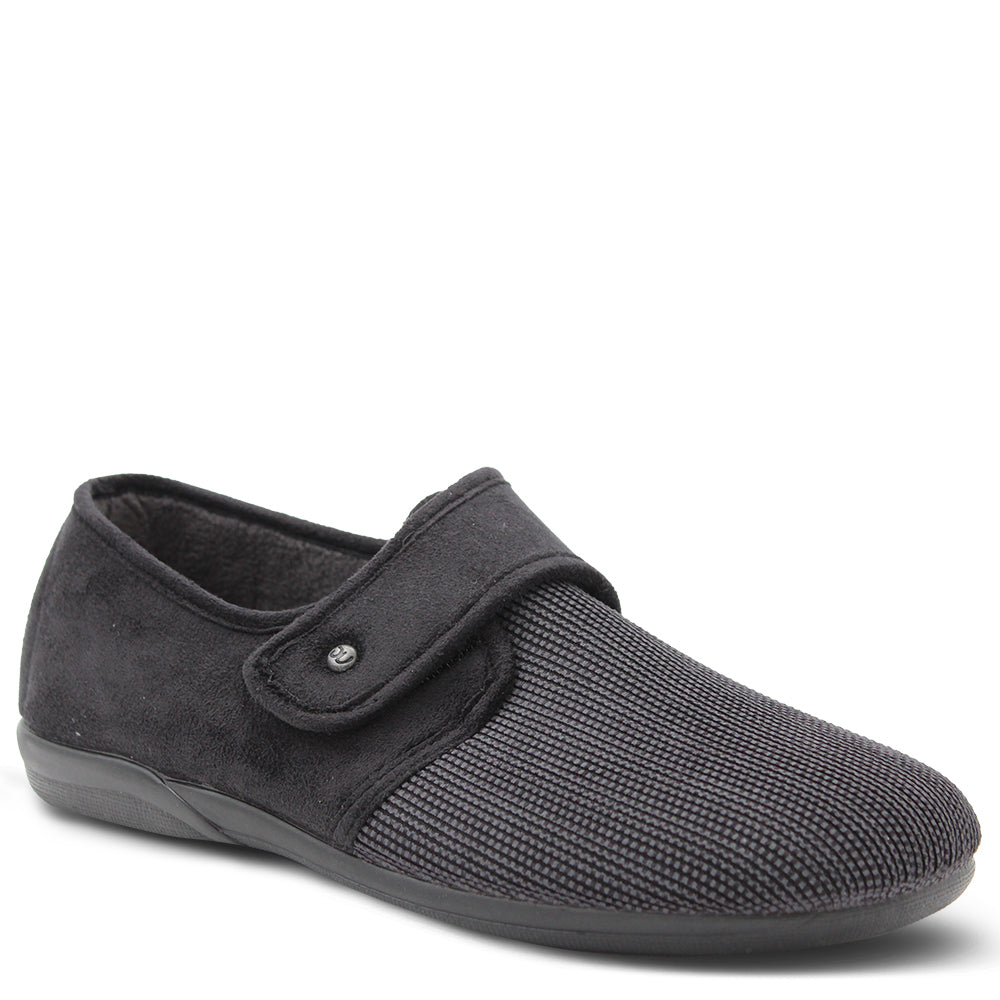 Devalverde 3517 Mens Slippers Black