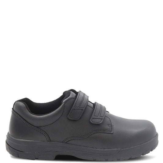 Ascent Academy Junior school shoes black