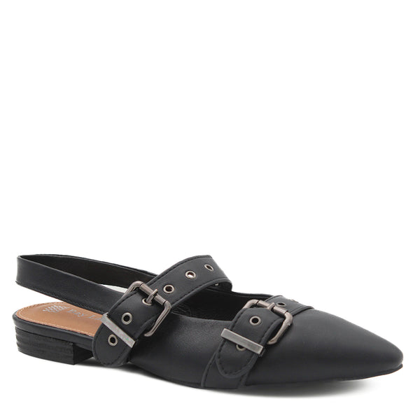 Bay Lane Allure Womens Slingback Flat Casual