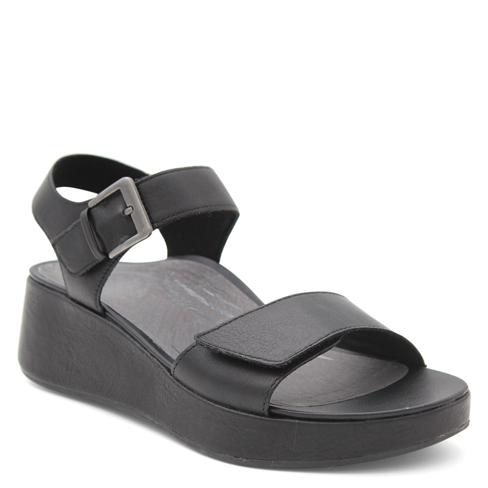 Aetrex Women's wedge Sandals Black