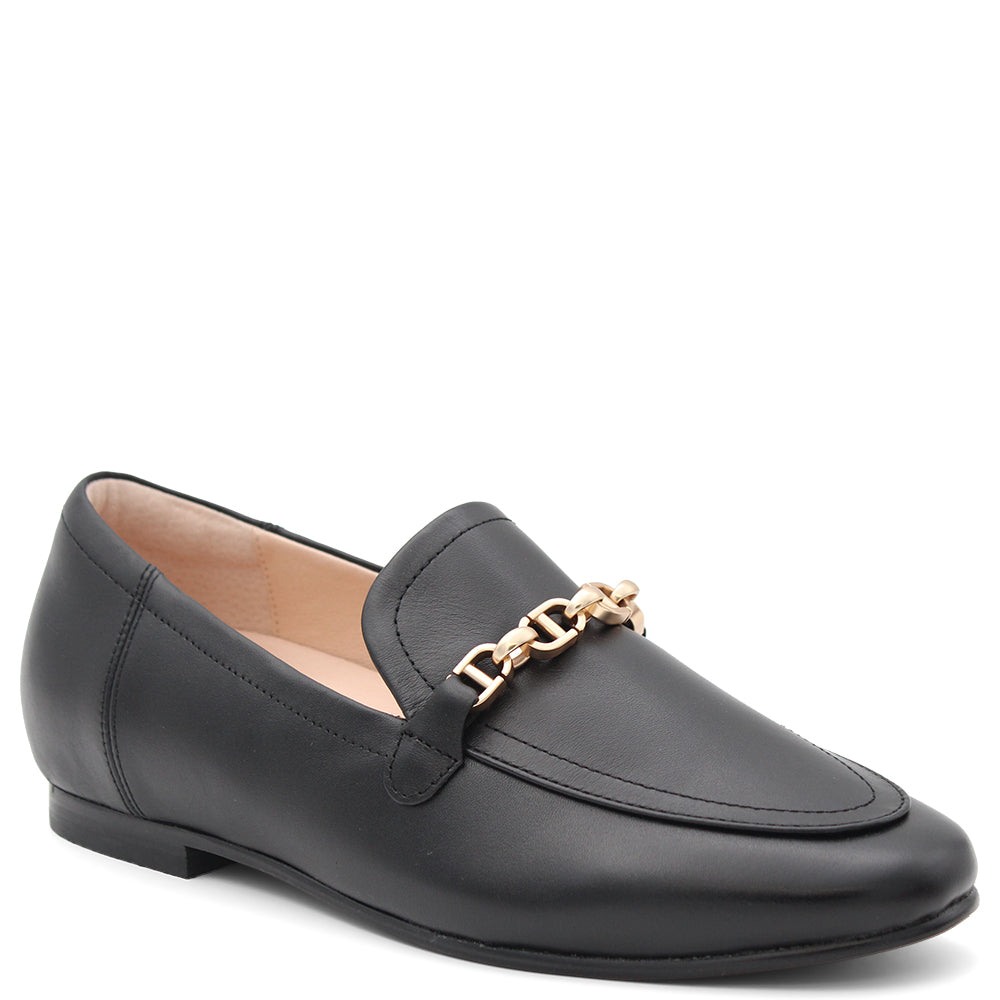 FRANKIE 4 ASH II BLACK WOMENS FLAT LOAFER