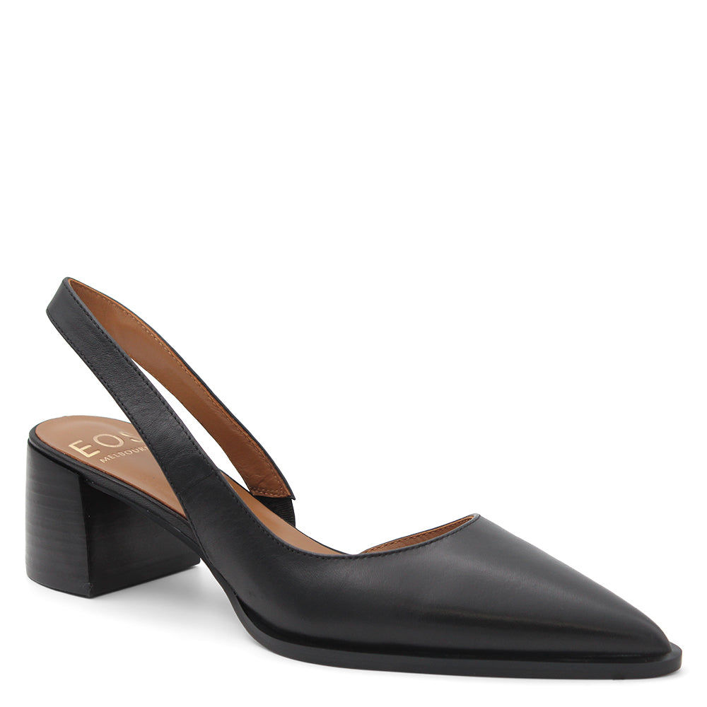 EOS Aura womens block heel slingback 