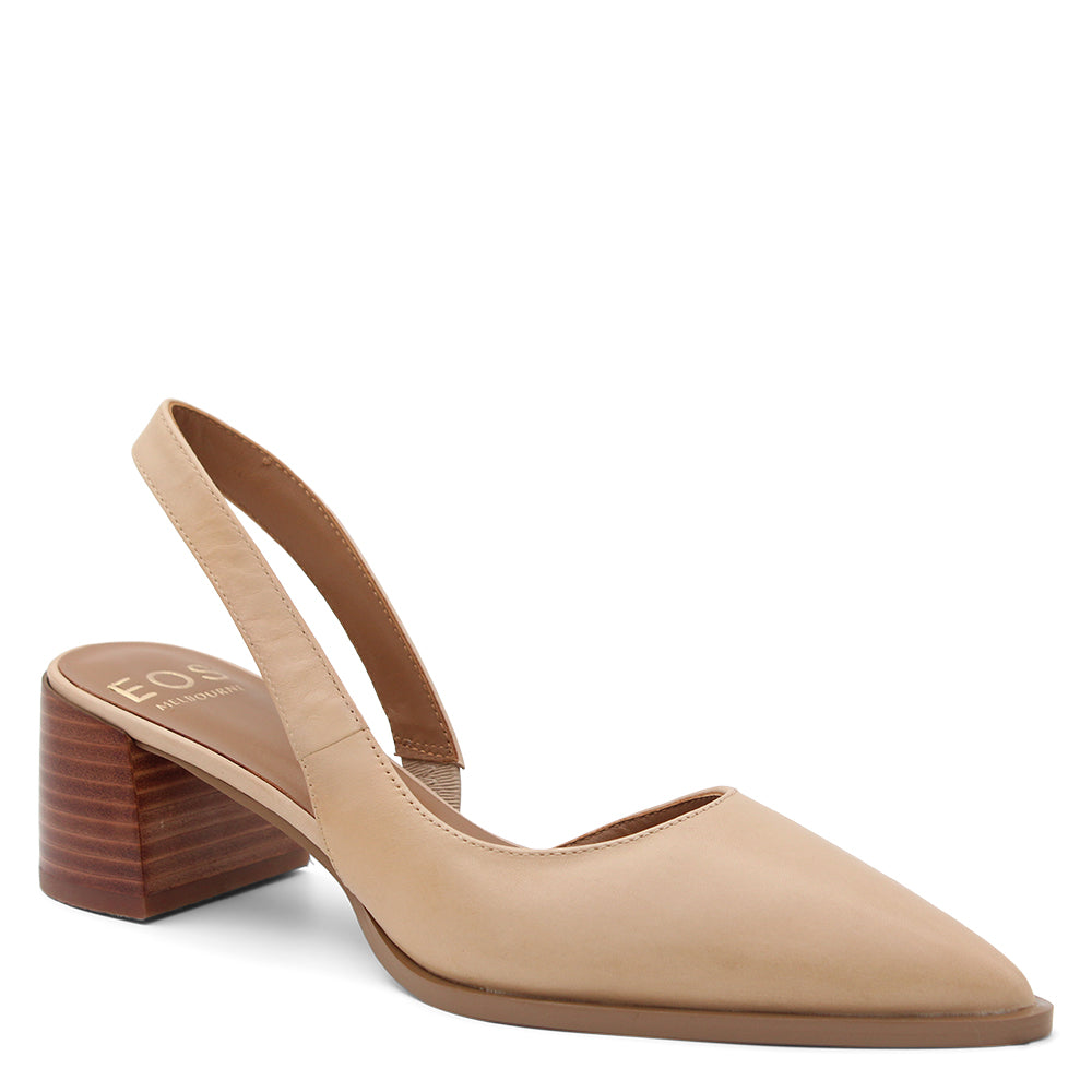 EOS Aura womens block heel slingback 