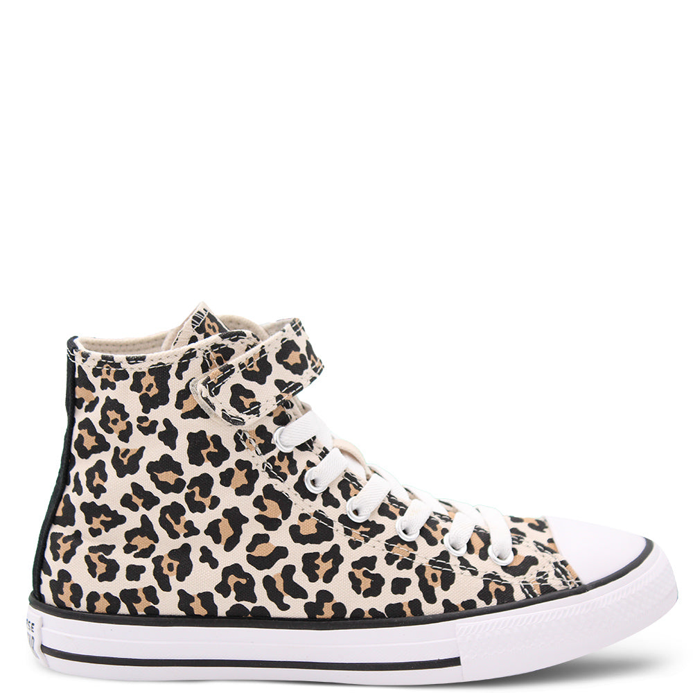 Converse All Stat High Leopard Print Kids Sneakers