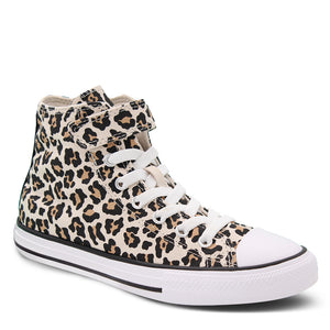 Converse All Stat High Leopard Print Kids Sneakers