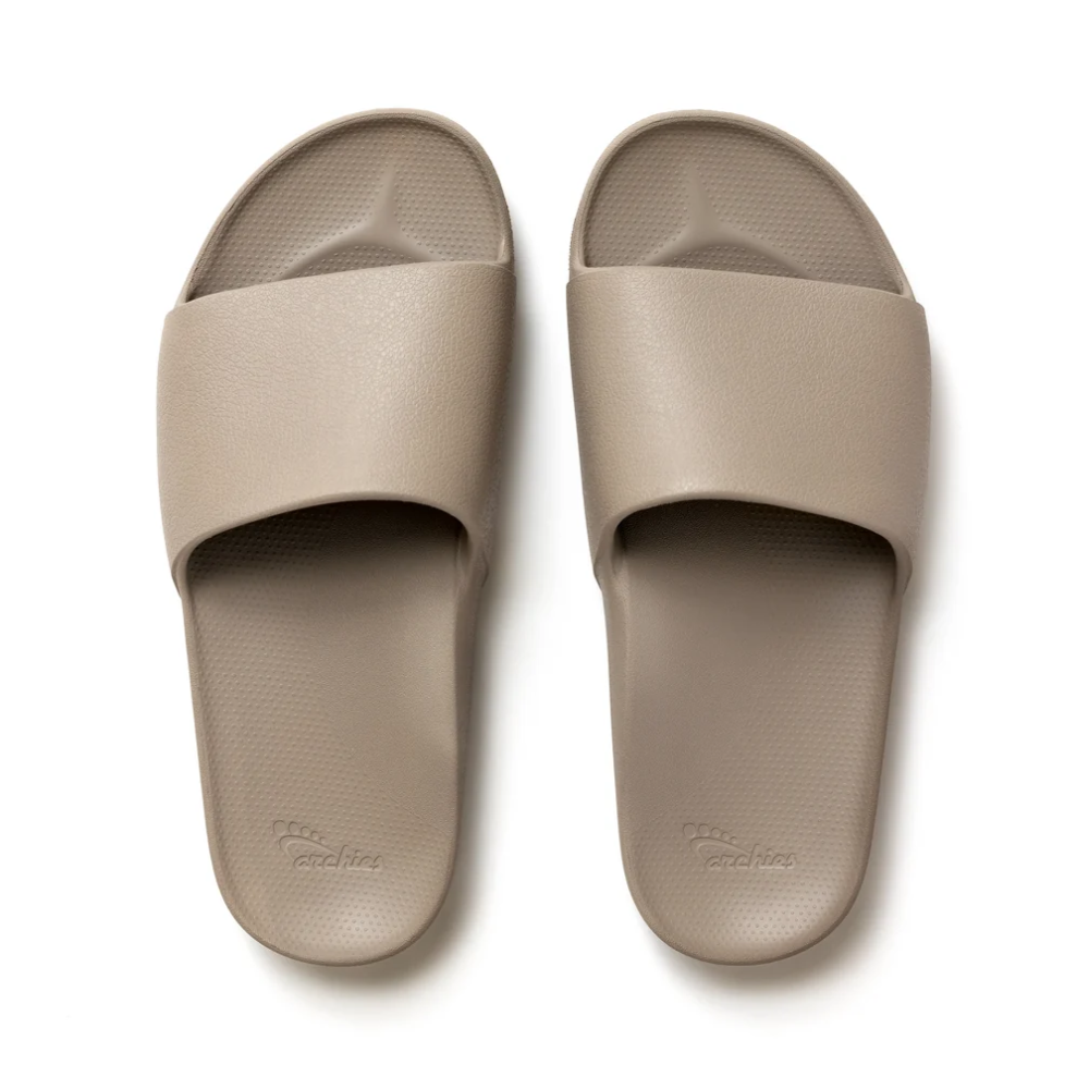 Archies Arch Support Slides Taupe