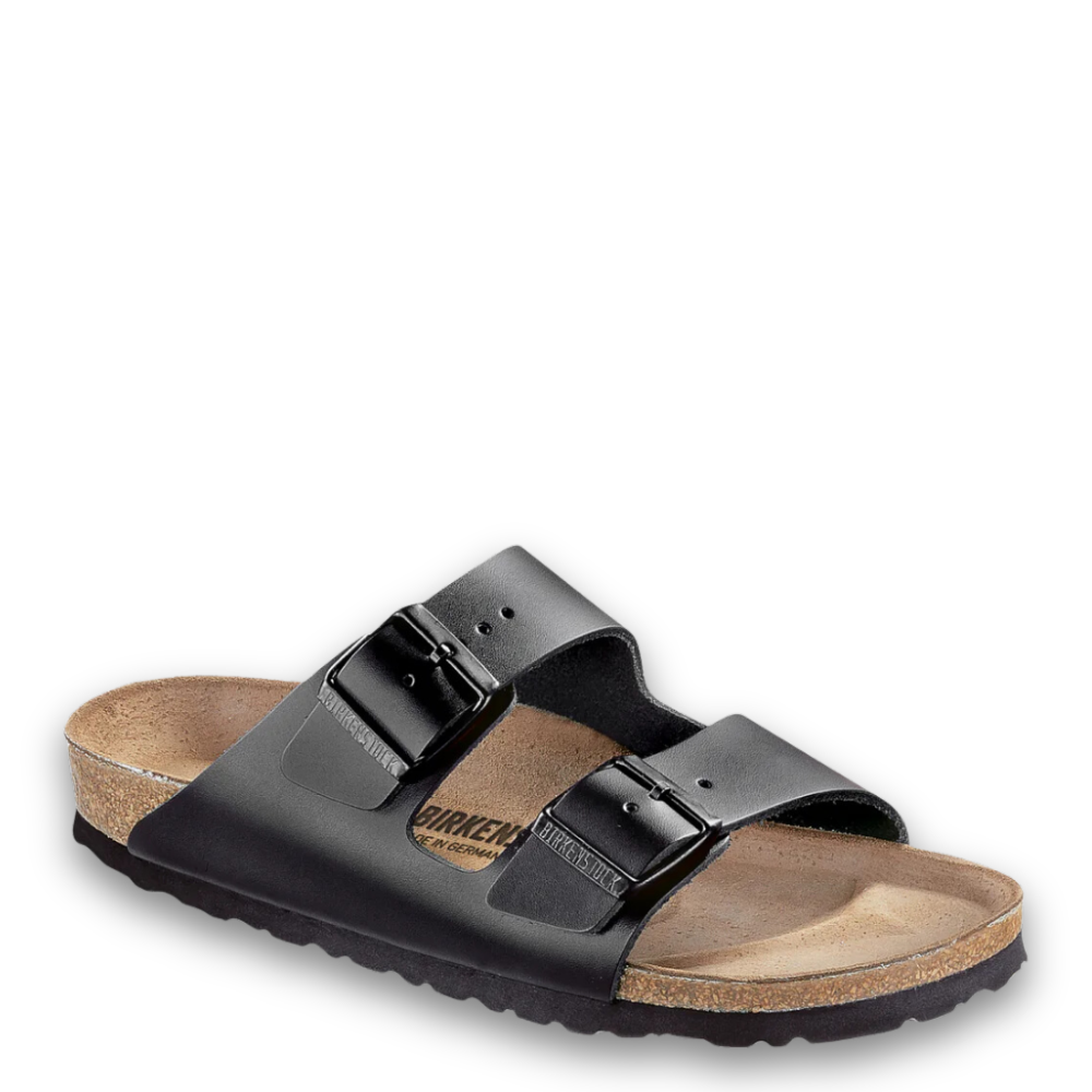 Arizona Smooth Leather slide Black