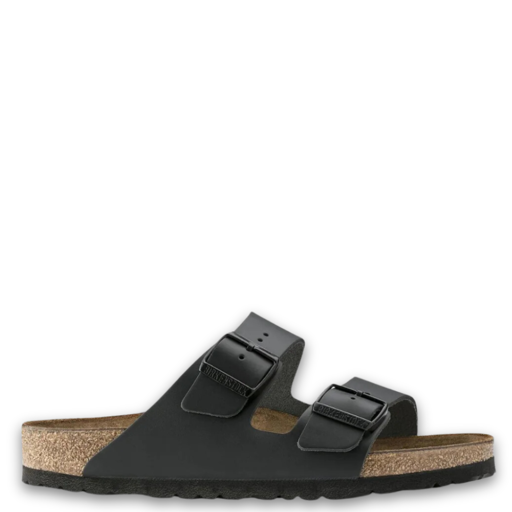 Arizona Smooth Leather slide Black