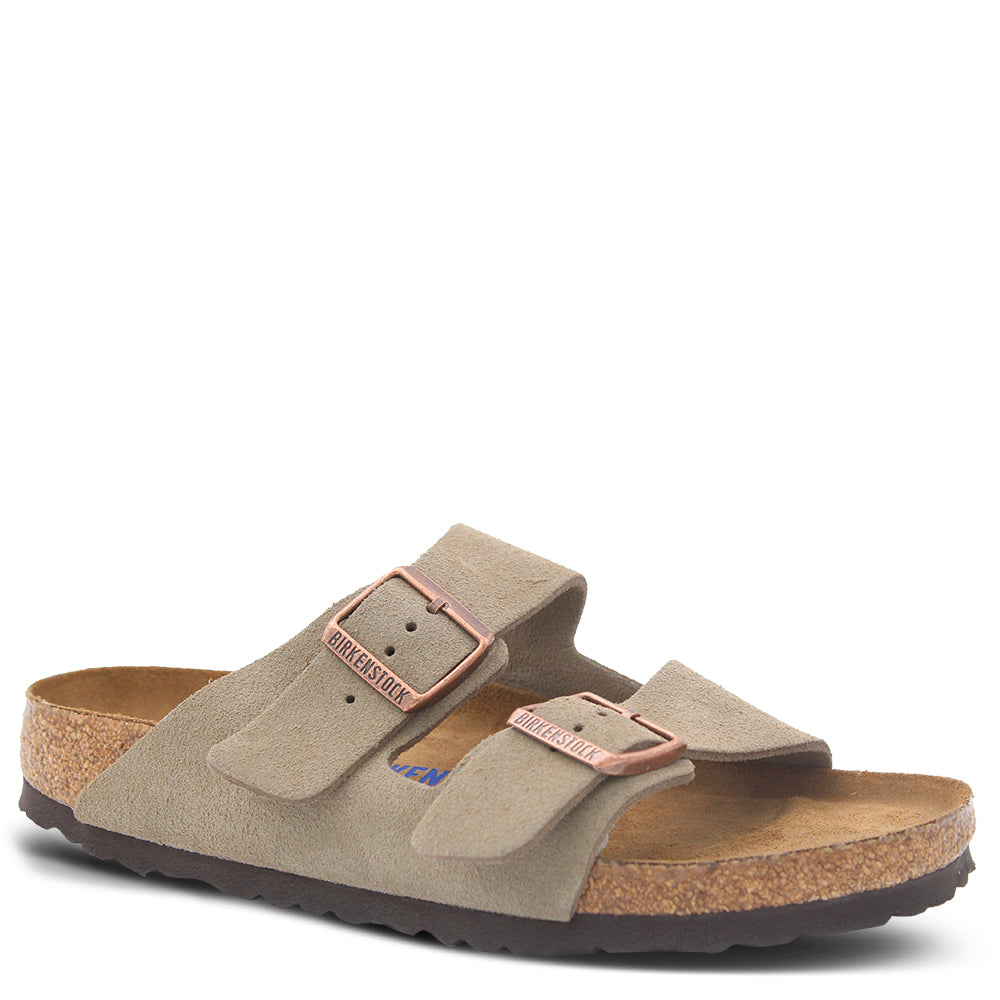 ARIZONA SOFT FOOTBED SUEDE SLIDE REGULAR FIT