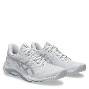 Asics Netburner Ballistic FF 4  Womens Netball Shoes White Silver