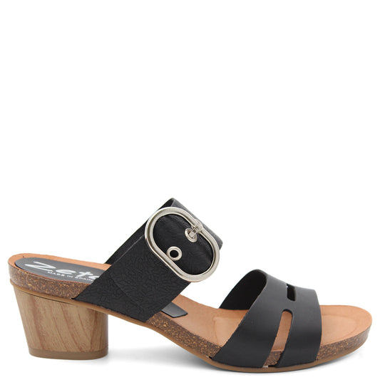 Zeta Belen Womens Heel Slide Negro