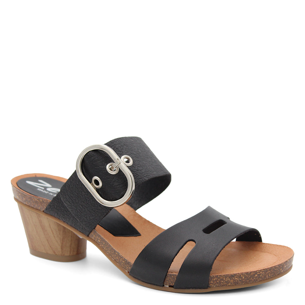 Zeta Belen Womens Heel Slide Negro