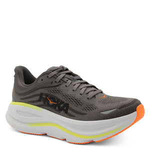 Hoka Bondi 9 Mens Running Shoes Grey Gravel