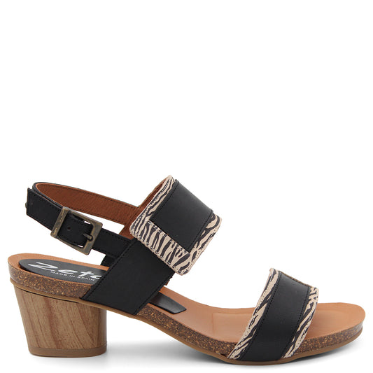 Zeta Brisk Womens Heels Zebra Multi