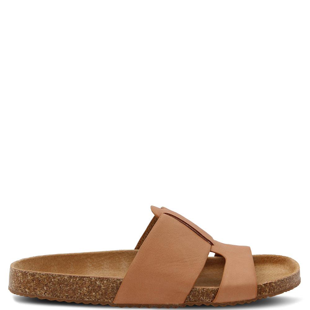 Walnut Melbourne Bay Women's Flat Slides Summer Footwear Australia