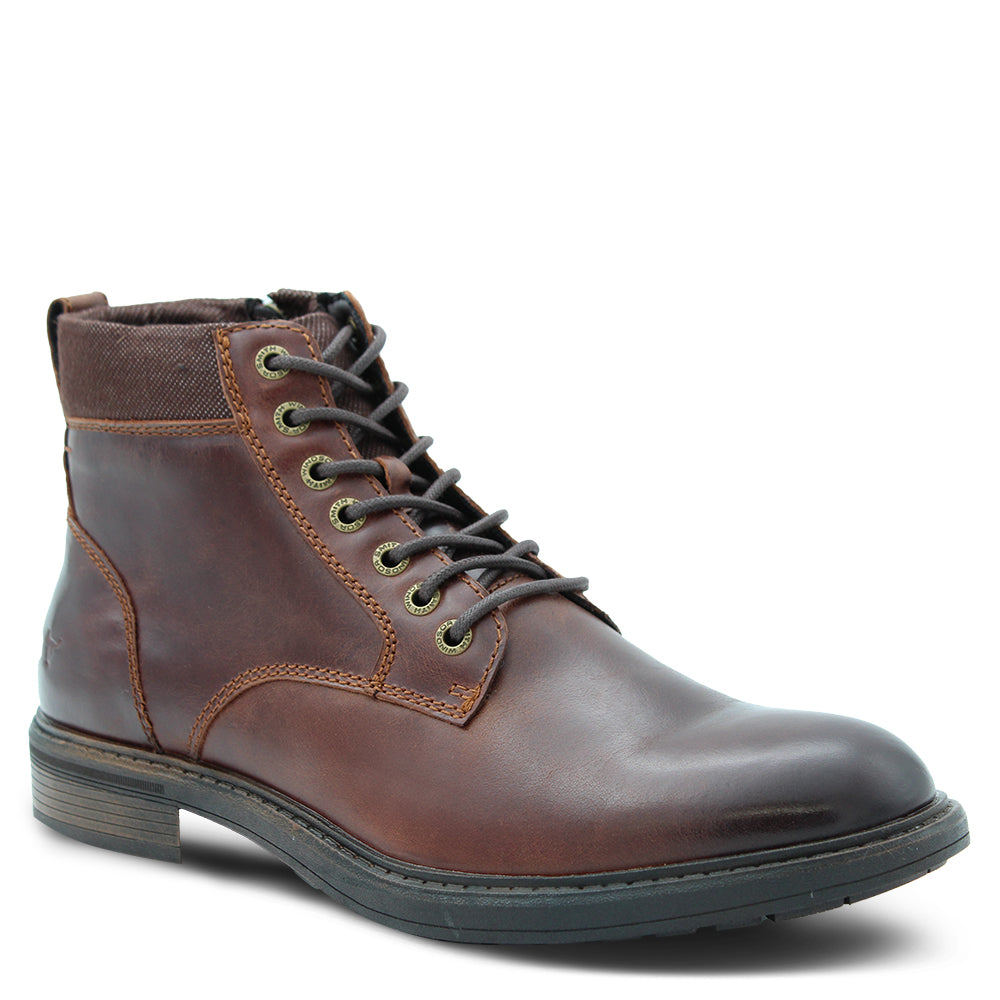 Windsor Smith Beau Mens Lace Up Boots Dk Brown