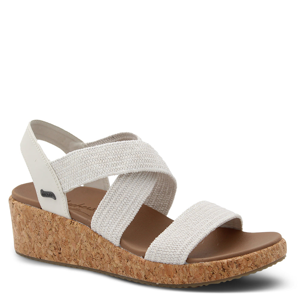 BEVERLEE LOVE STAYS WOMENS WEDGE SANDAL