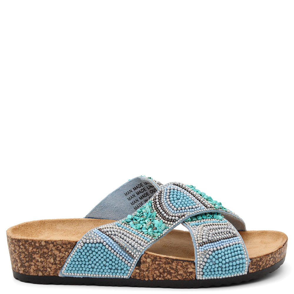 CAPRI WOMENS WEDGE SLIDE