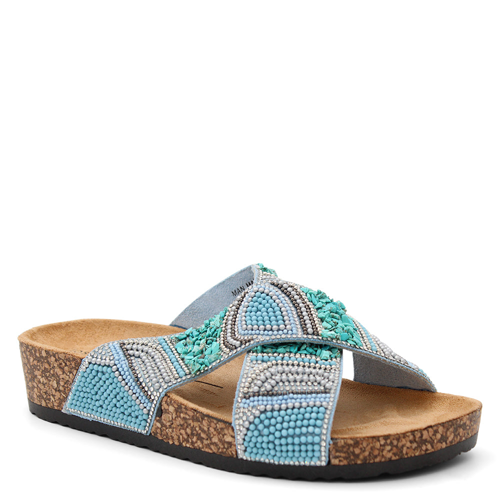 CAPRI WOMENS WEDGE SLIDE