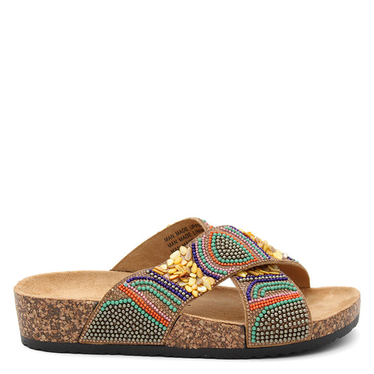 CAPRI WOMENS WEDGE SLIDE