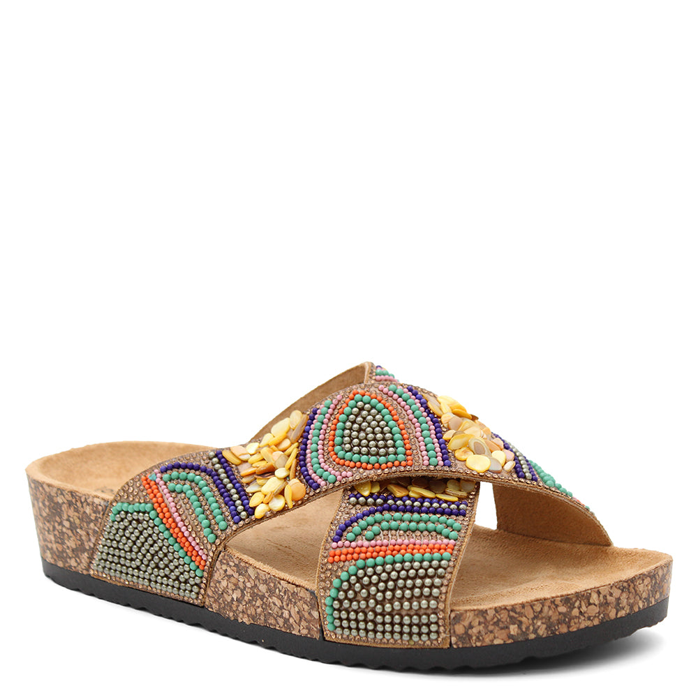 CAPRI WOMENS WEDGE SLIDE