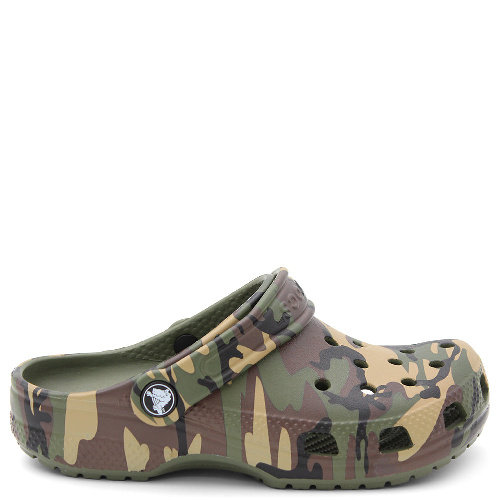 Crocs Classic Kids Clogs Camouflage