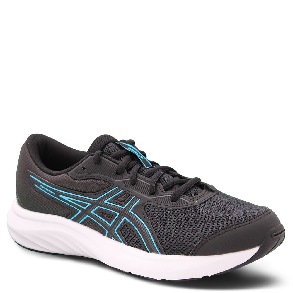 Asics Contend 9 GS Kids Shoes Black Aqua