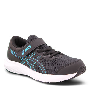 Asics Contend 9 PS Kids Running Shoes Black Aqua