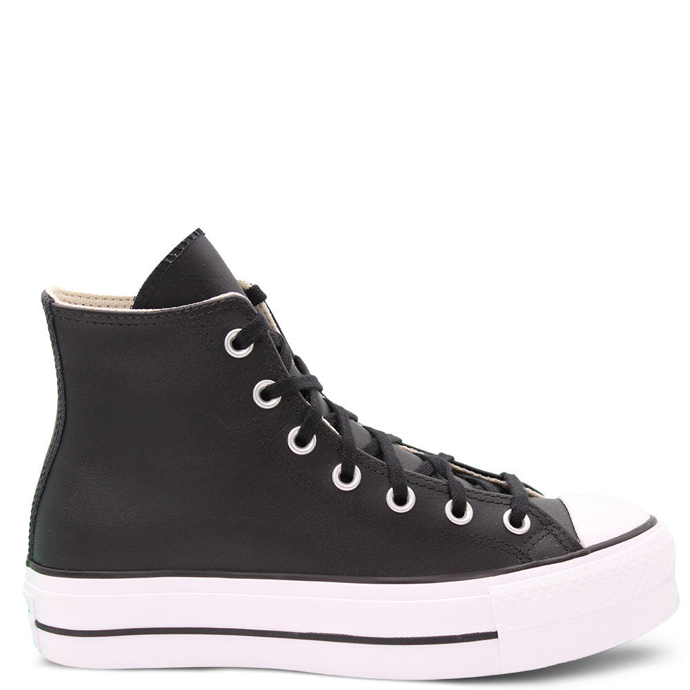 Converse Chuck Taylor Lift Leather Hi Top Sneakers | Converse Online ...