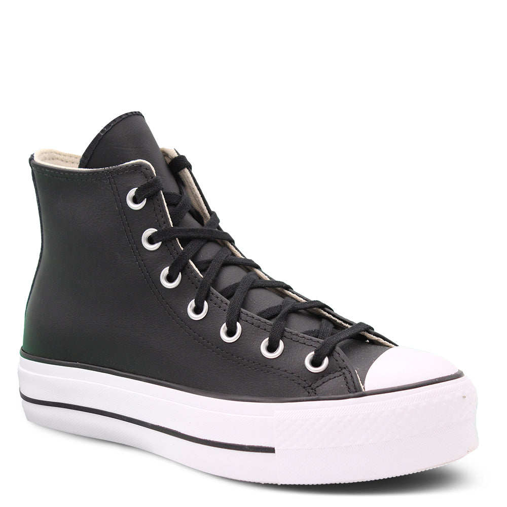 Converse Chuck Taylor Lift Leather Hi Top Sneakers | Converse Online ...