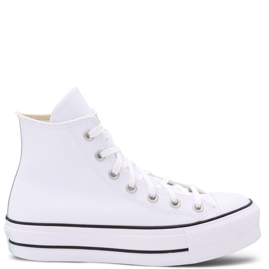 Converse Chuck Taylor Lift Leather Hi Top Sneakers White