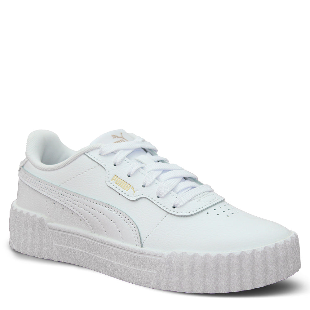 Puma Carina 3.0 Womens Sneakers White Gold