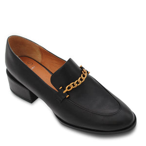 EOS Castella Women's Heel Loafer Black