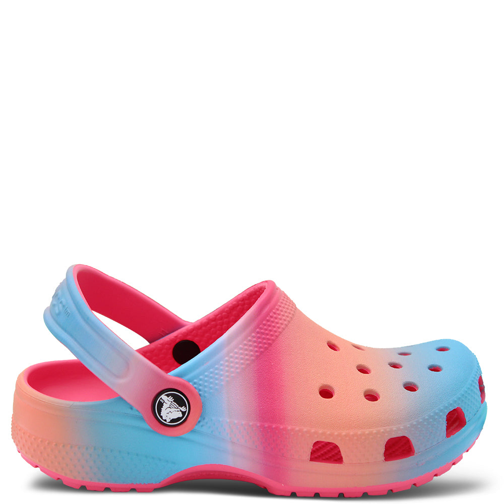 Crocs Classic colour Dip Kids Clogs Pink Multi