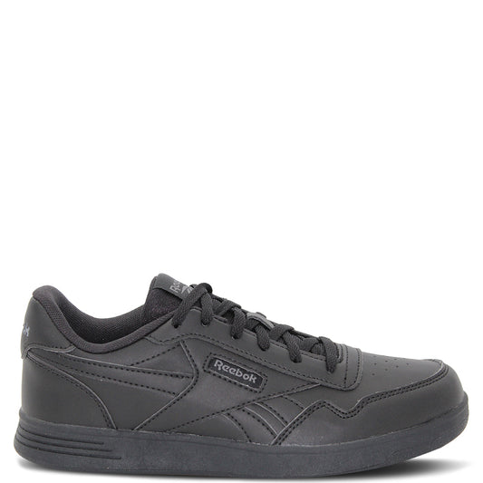 Reebok Court Advance Kids Black Lace Up Sneakers