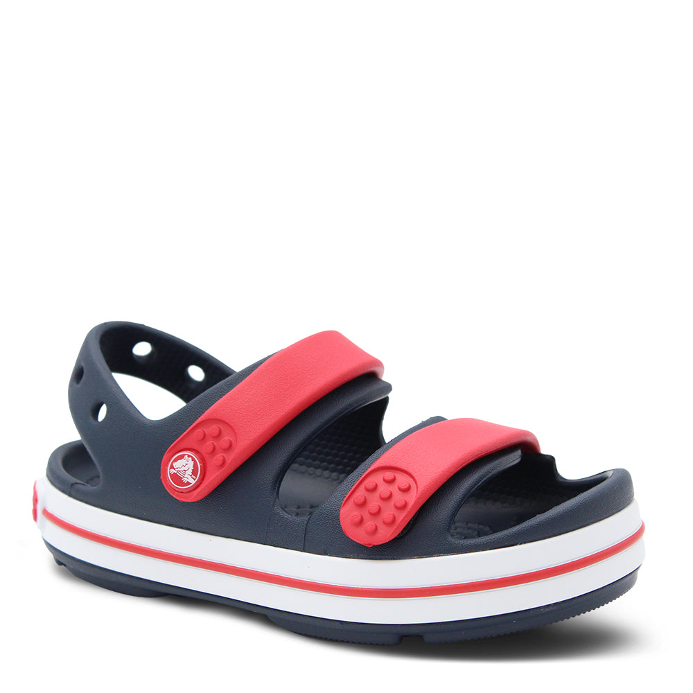 Crocs Crocband Kids Sandals Red Navy