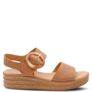 Django & Juliette Cubbie Women's Wedges Sandals Tan Natural