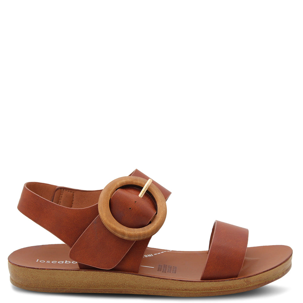 Los Cabos Damas Women's Sandals Cognac Tan