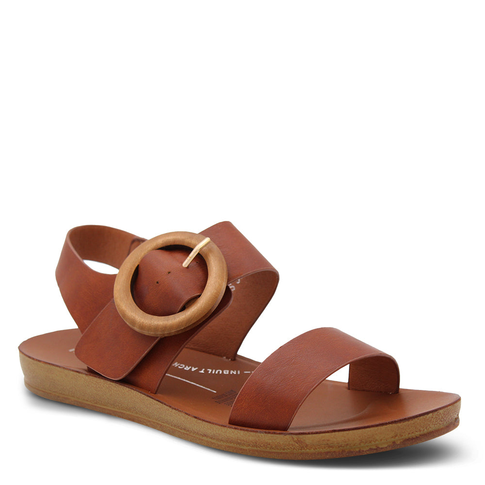 Los Cabos Damas Women's Sandals Cognac Tan