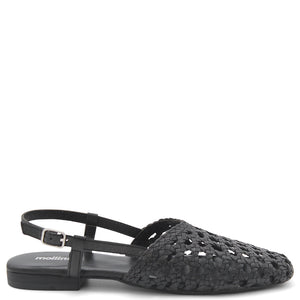 Mollini Drasa Woven slingback flats