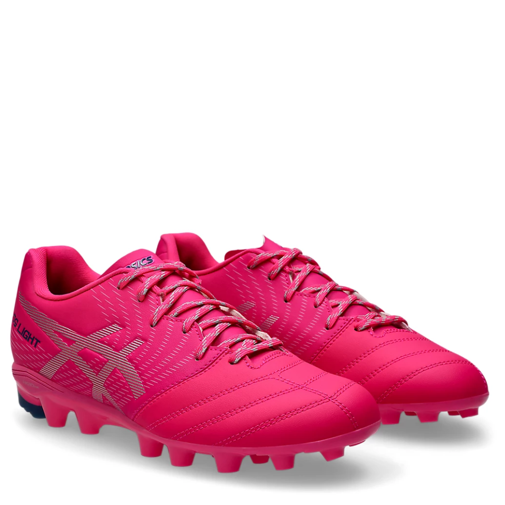 asics pink and black footy boots