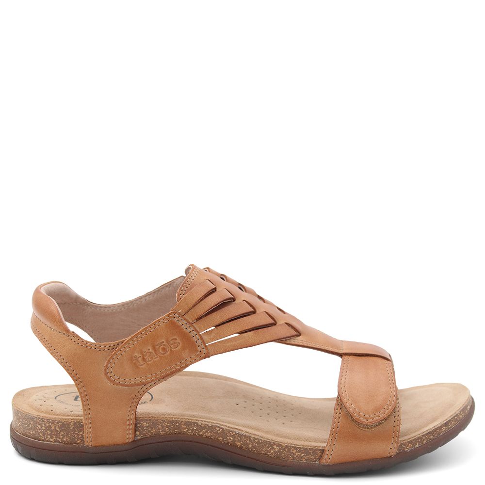 Taos Wonderful women's sandals Brown sandal with Taos branding