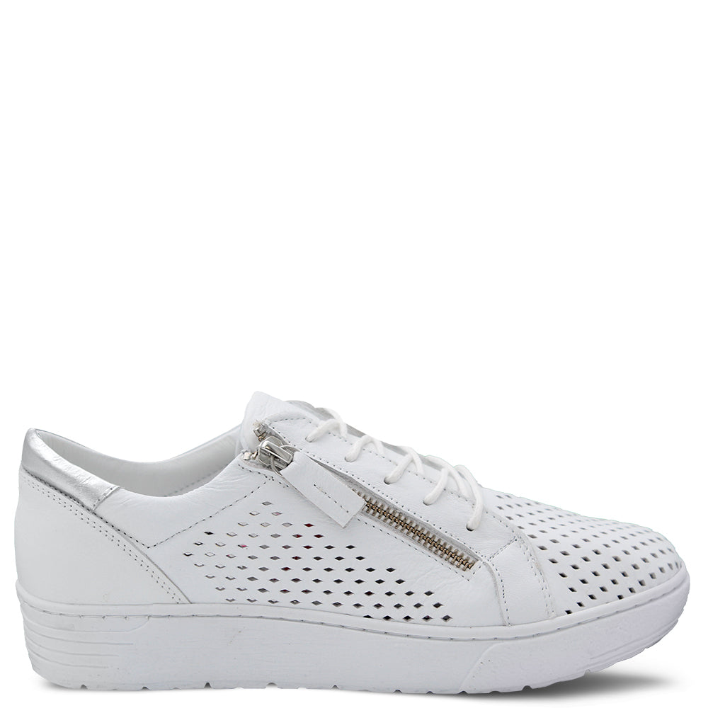Cabello EG702 Womens leather sneakers White